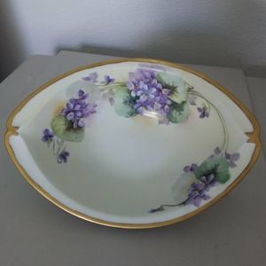 Antique Bone China Hand painted Bowl